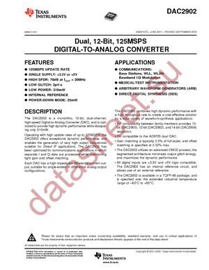 DAC2902Y/1K datasheet  